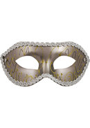 Sex And Mischief Masquerade Mask - Gray